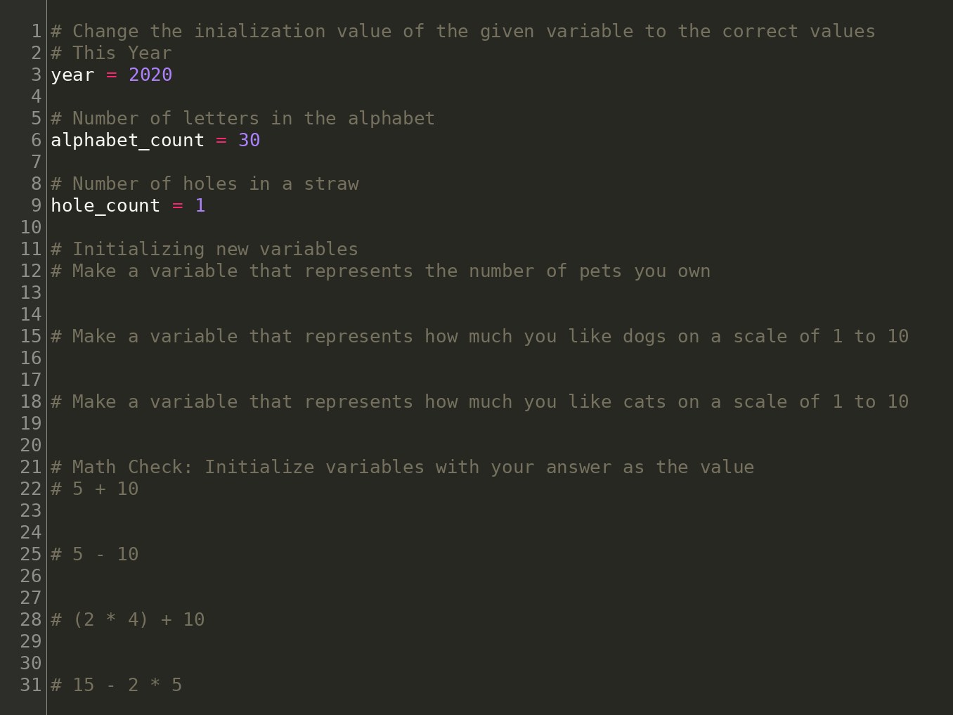 The practice file 00_Initialization.py.